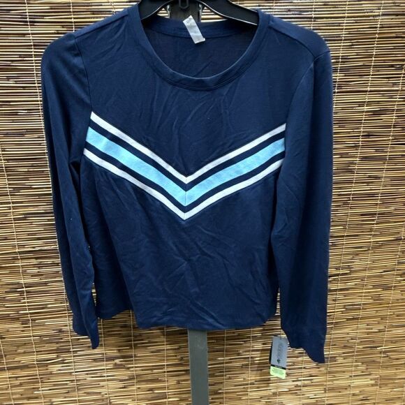 ID Ideology Women S Active Chevron Top Blue Size‎ Large - Picture 2 of 3